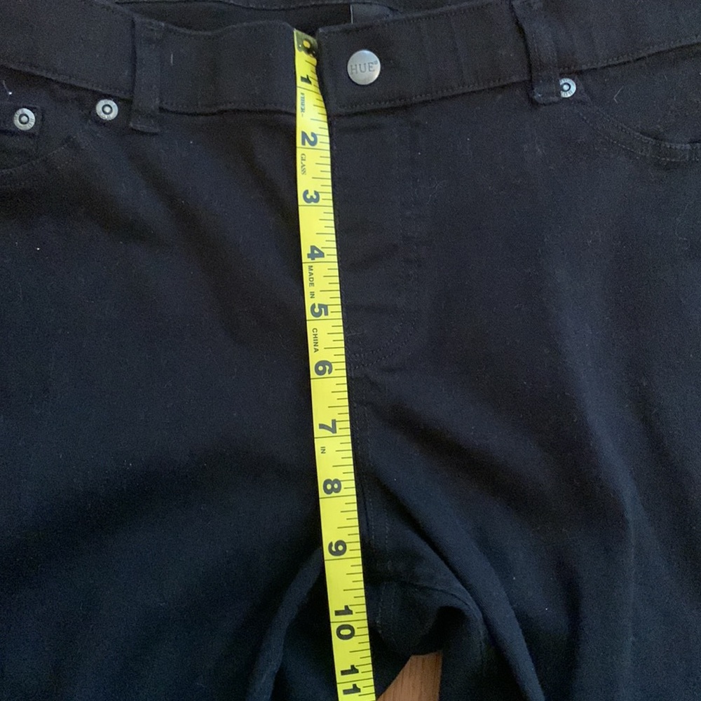 HUE Distressed Jeans (Black) - Picture 12 of 13